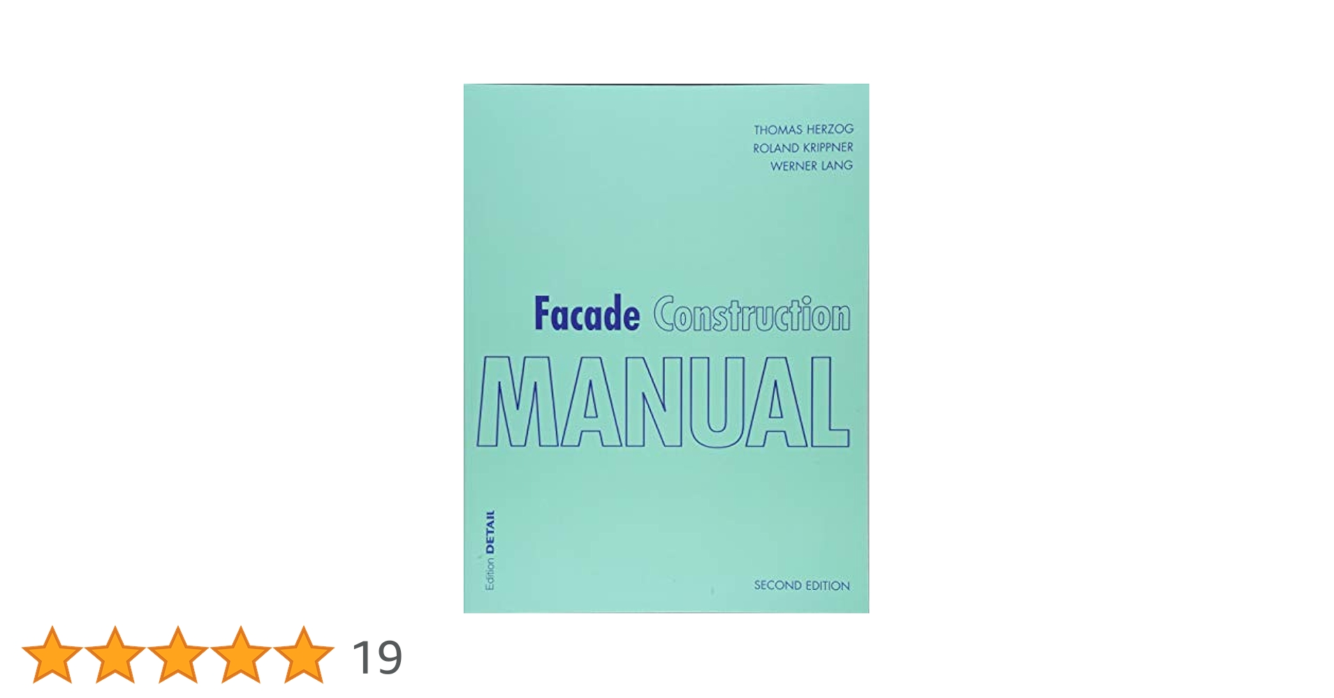 Facade Construction Manual (DETAIL Construction Manuals